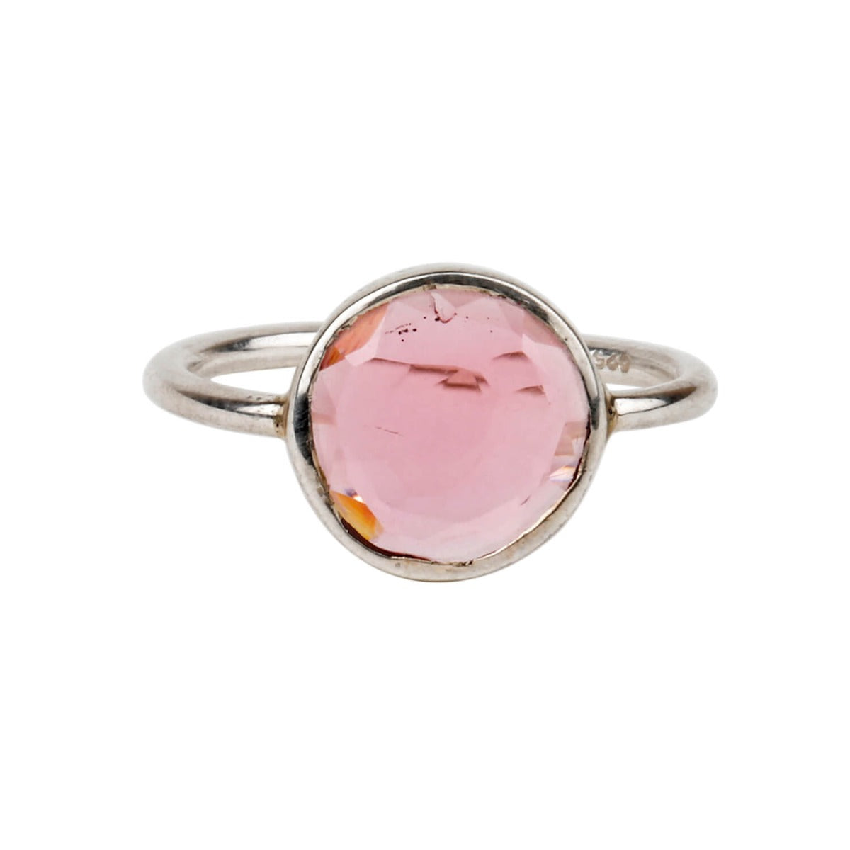 STERLING FILAGREE PINK newest TOURMALINE RING