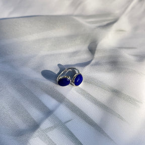 Lapis Lazuli 18KT White Gold Ring