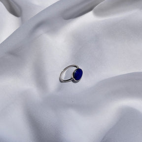 Lapis Lazuli 18KT White Gold Ring