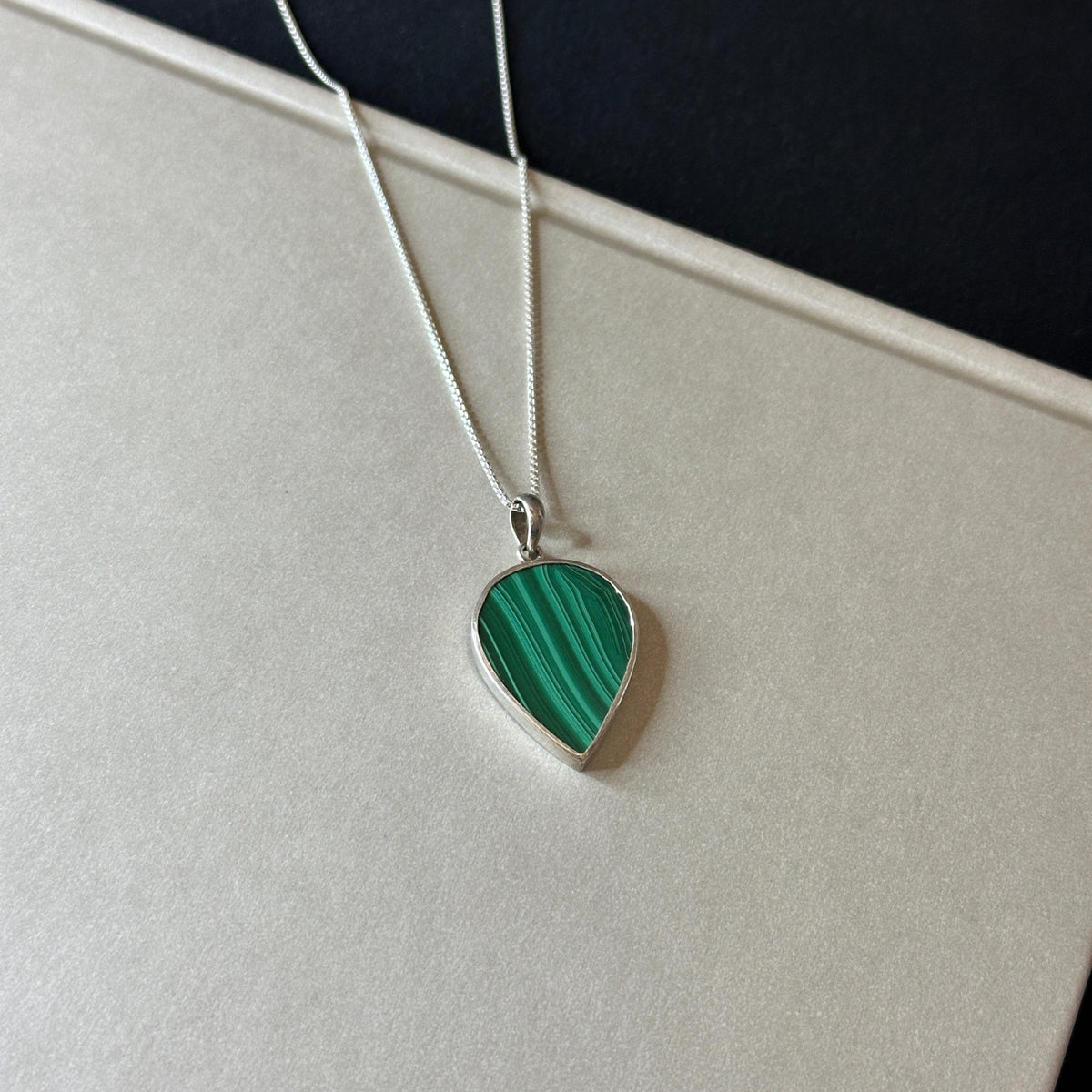 Dayton Malachite Men's Silver 925 Pendant