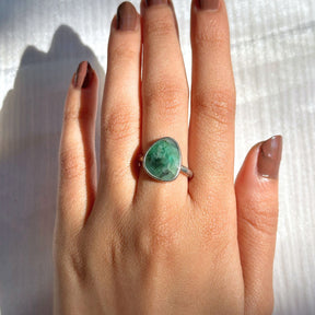 Vienna Silver 925 Emerald Ring