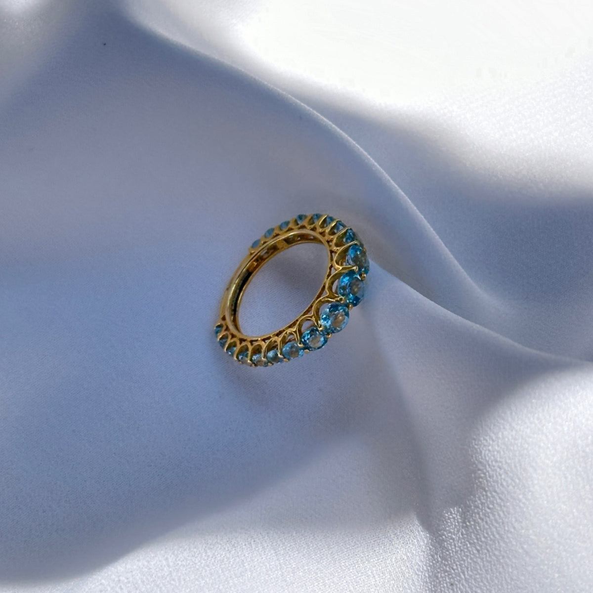 Blue Topaz 14KT Gold Ring