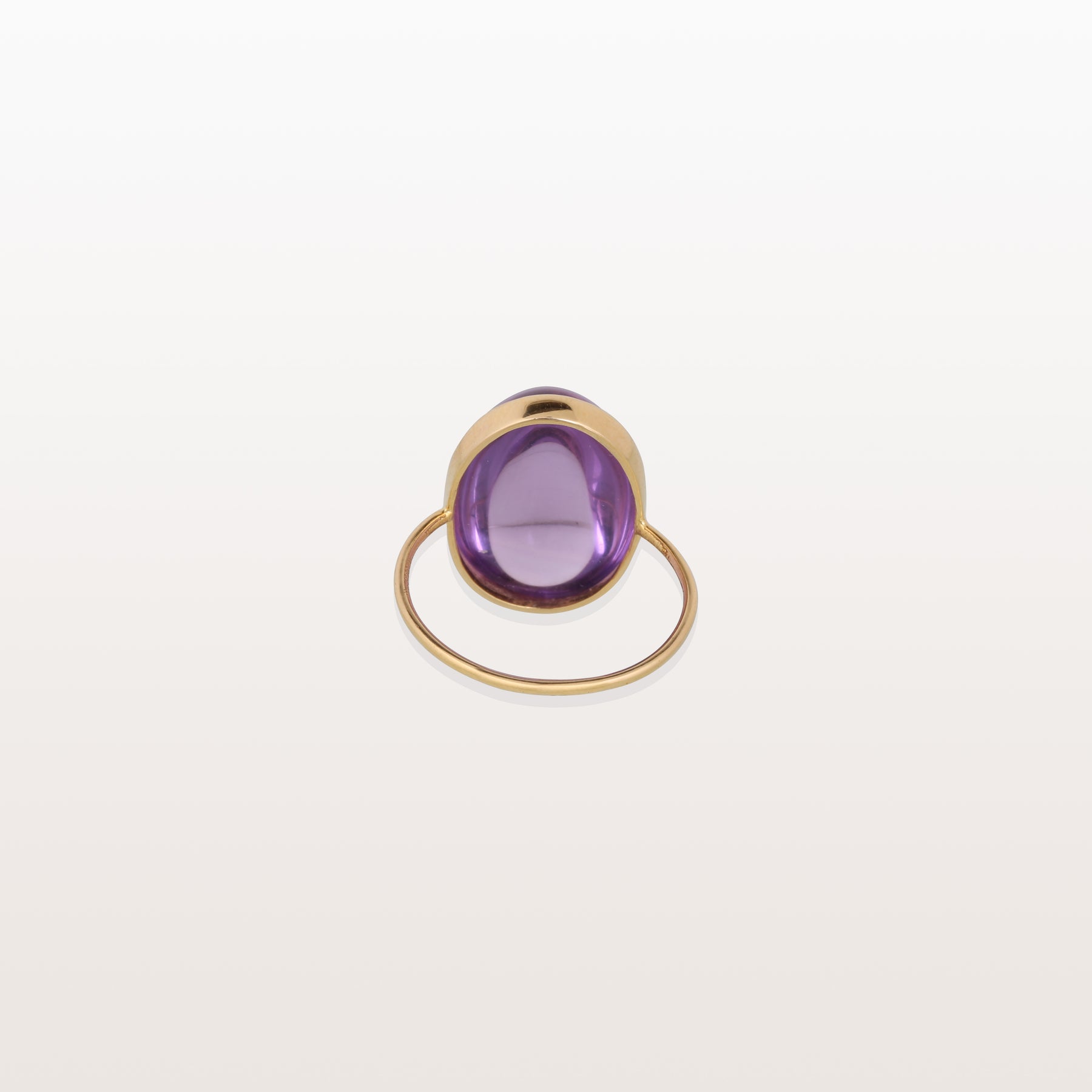 Amethyst Oval 14KT Gold Ring