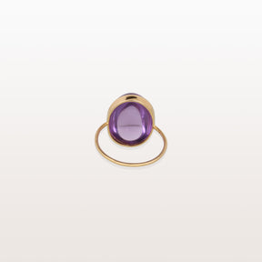 Amethyst Oval 14KT Gold Ring