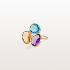 Colorstone 18KT Gold Ring