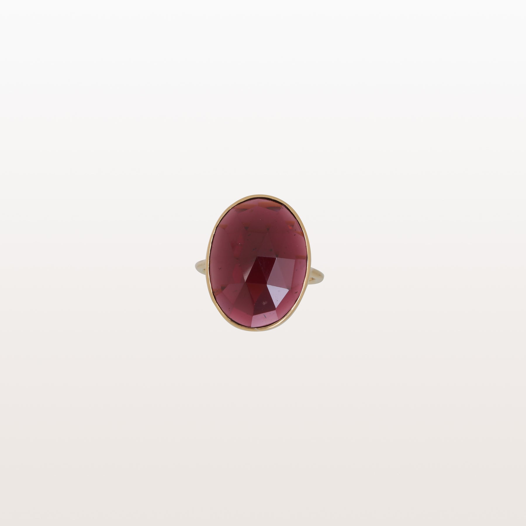 Garnet 18KT Gold Ring