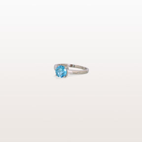 Blue Topaz 18KT White Gold Ring