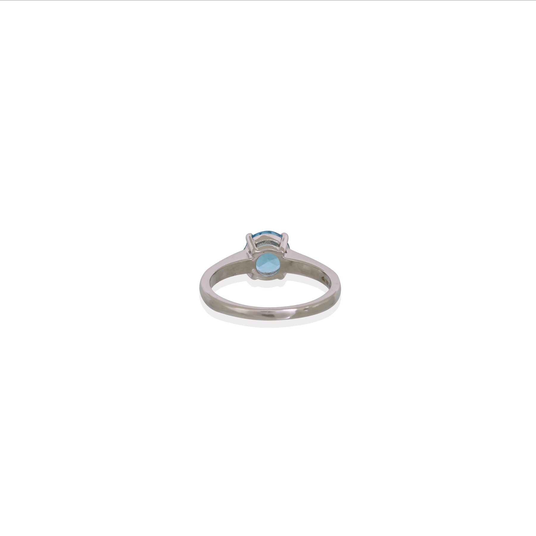 Blue Topaz 18KT White Gold Ring