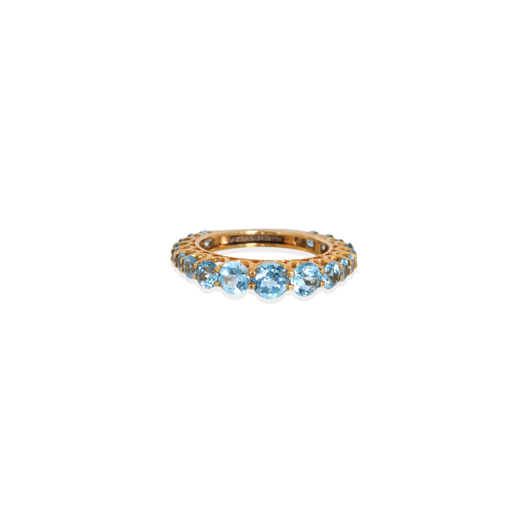 Blue Topaz 14KT Gold Ring