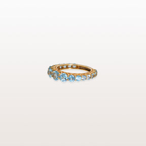 Blue Topaz 14KT Gold Ring