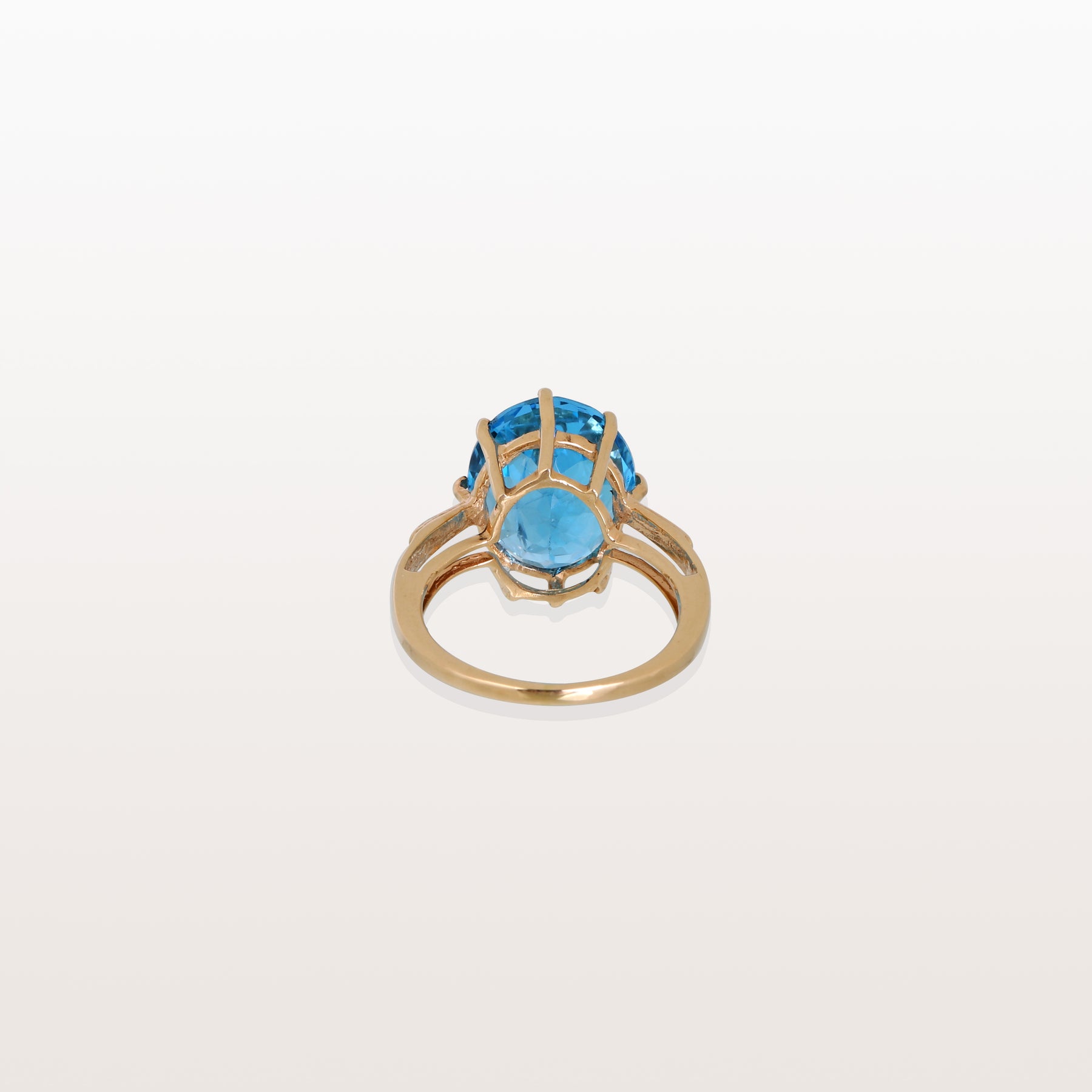 Blue Topaz 14KT Gold Ring