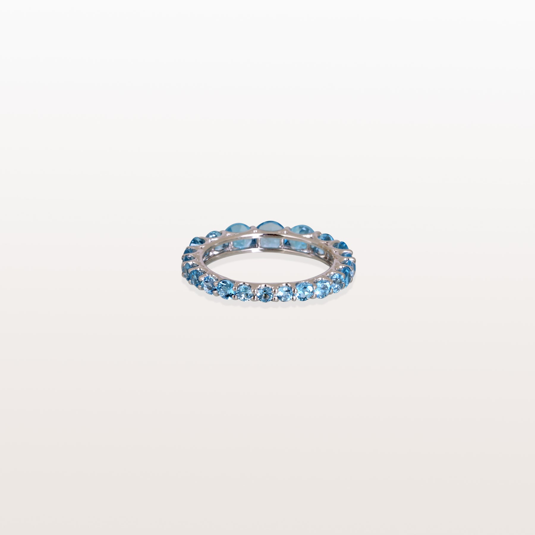 Blue Topaz 18KT White Gold Ring