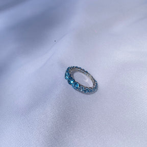 Blue Topaz 18KT White Gold Ring