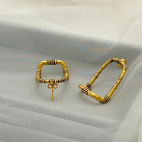 Cain Gold Plated Silver 925 Earrings