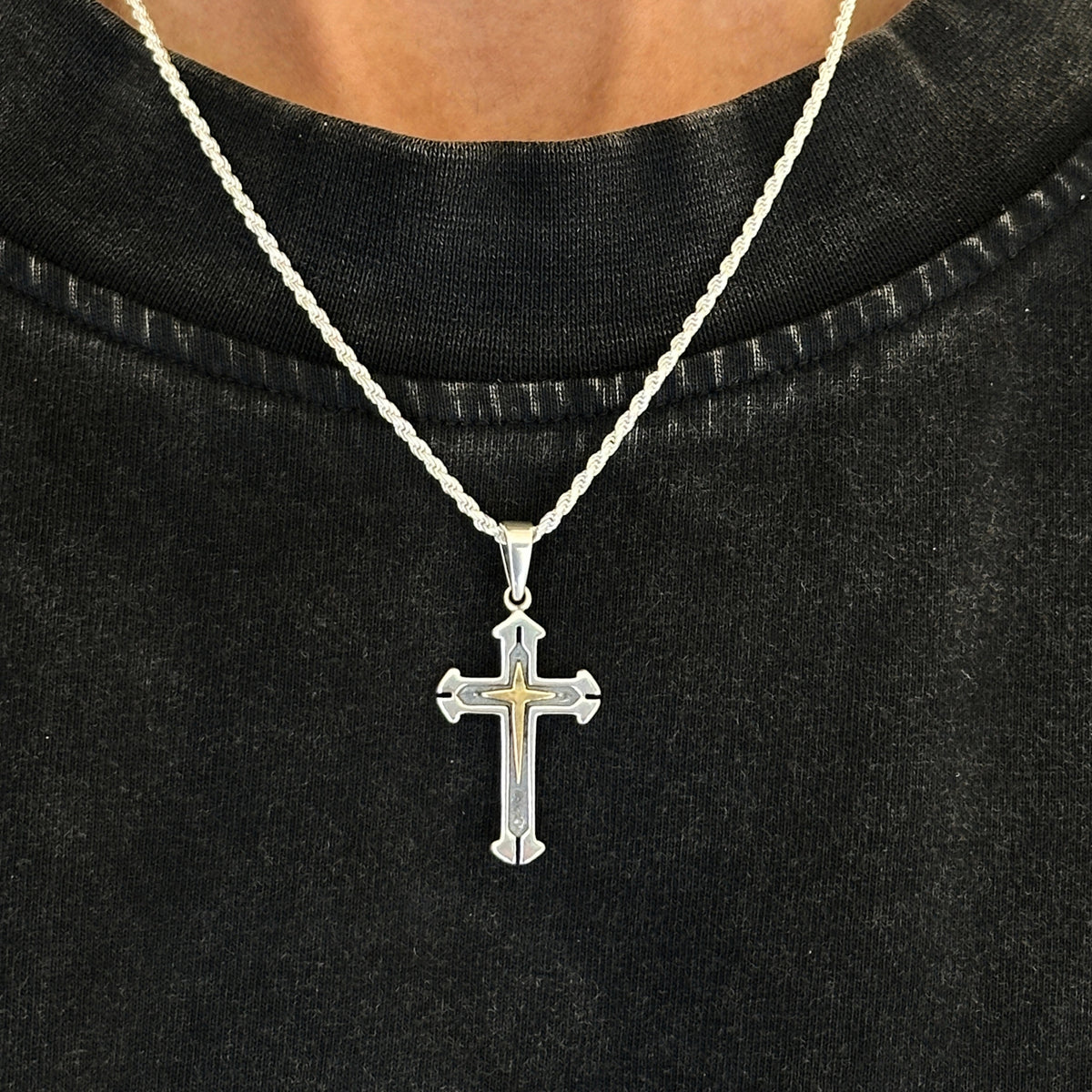 Filip Men's Silver 925 Cross Pendants