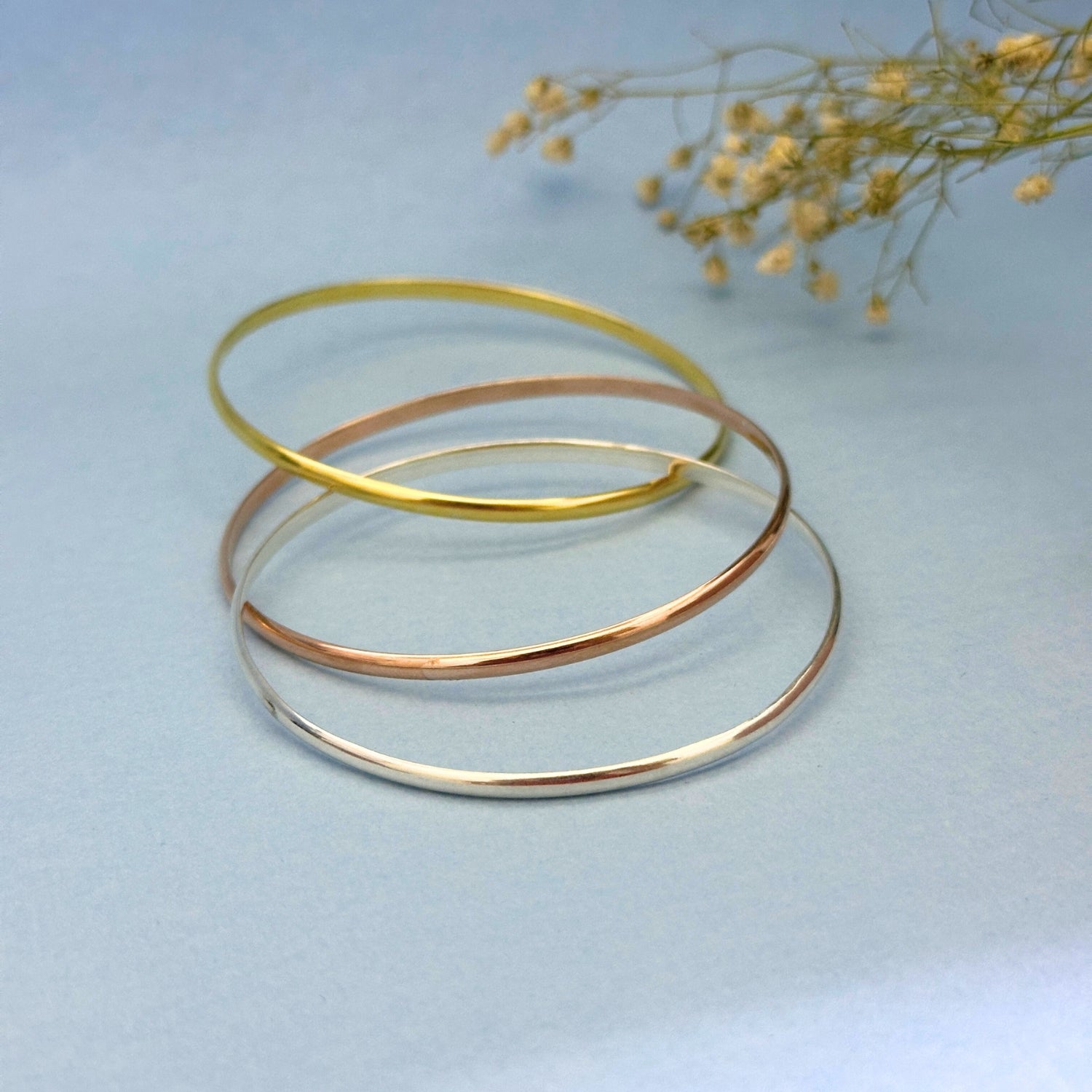 Triyo Gold Plated Silver 925 Bangle