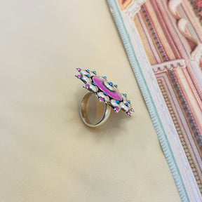 Aanya Enamel Silver 925 Ring