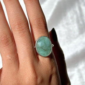 Ian Silver 925 Emerald Ring