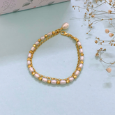 Syahi Pearl 18K Gold Plated Silver 925 Bracelet