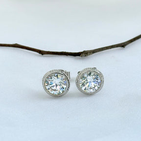 Aeliana Silver 925 Diamond Earrings