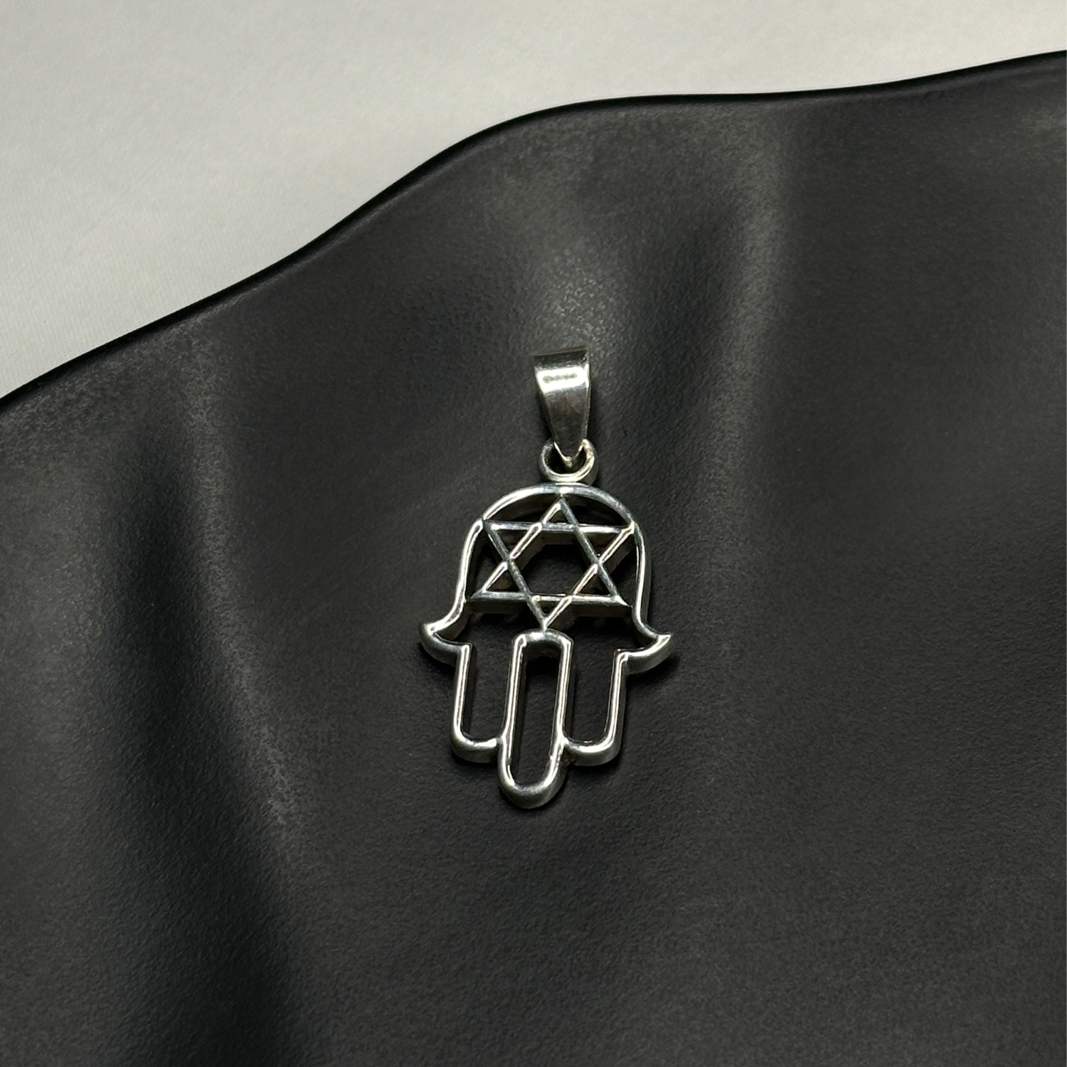 Hamsa Hand Silver 925 Men's Pendant