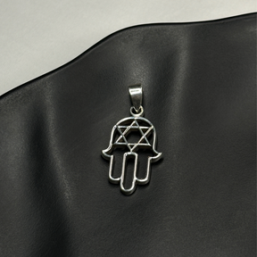 Hamsa Hand Silver 925 Men's Pendant