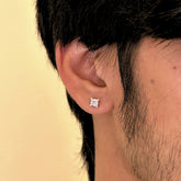 Emil Men's Silver 925 Diamond Studs