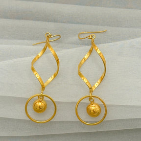 Ozzy Gold Plated Silver 925 Earrings