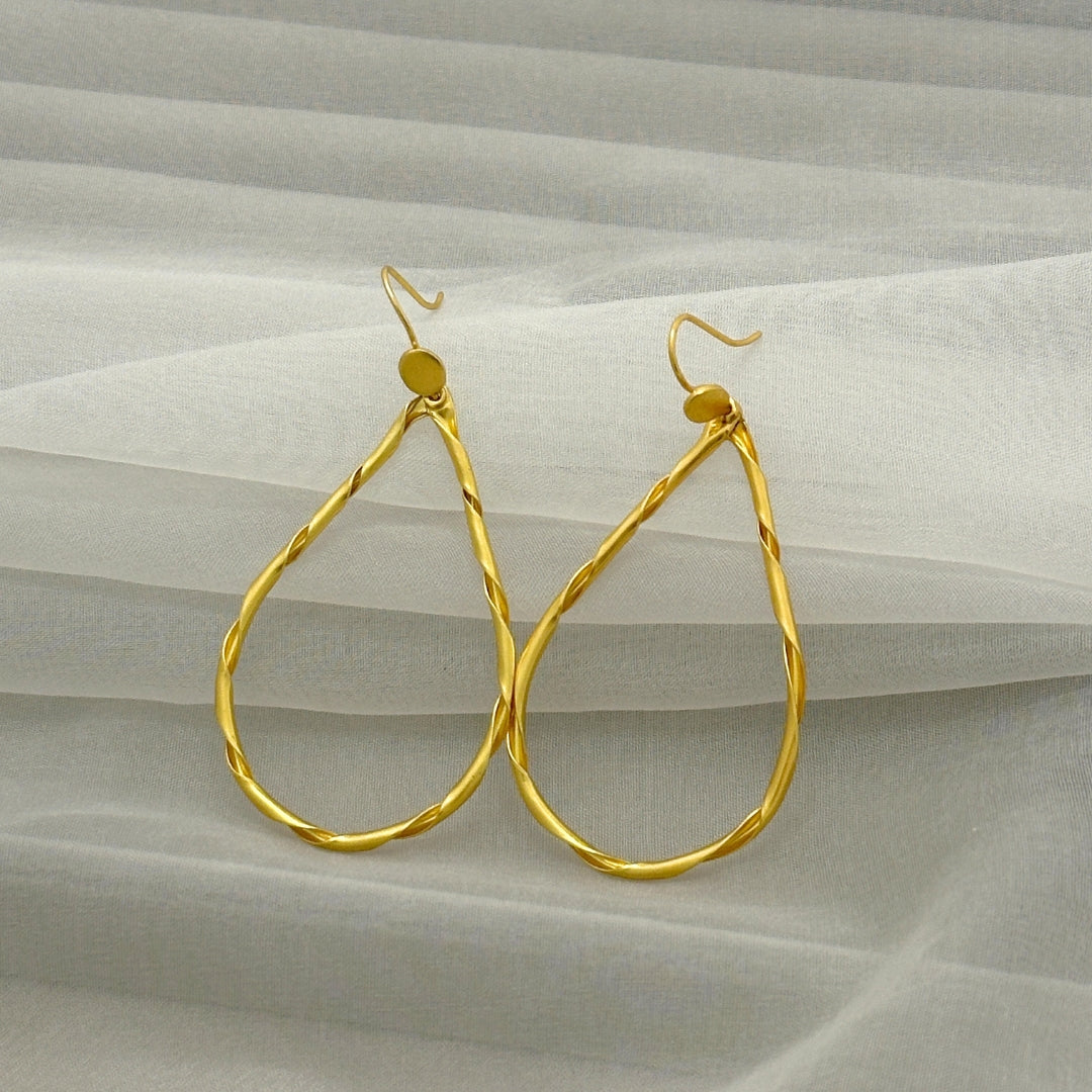 Anvi Gold Plated Silver 925 Earrings