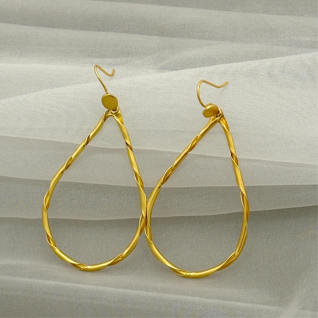 Anvi Gold Plated Silver 925 Earrings