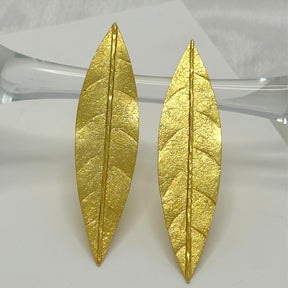 Ava Gold Plated Silver 925 Earrings