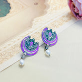 Ananda Enamel Silver 925 Earrings