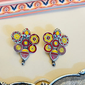 Samyukta Enamel Silver 925 Earrings