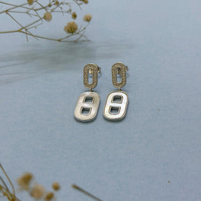 Faye Mother of Pearl Silver 925 Earrings