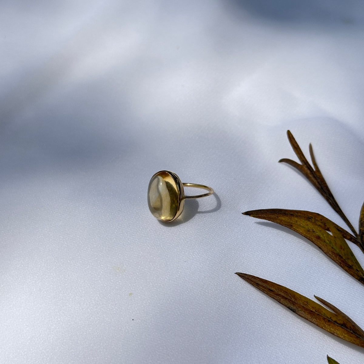 Citrine 14KT Gold Ring