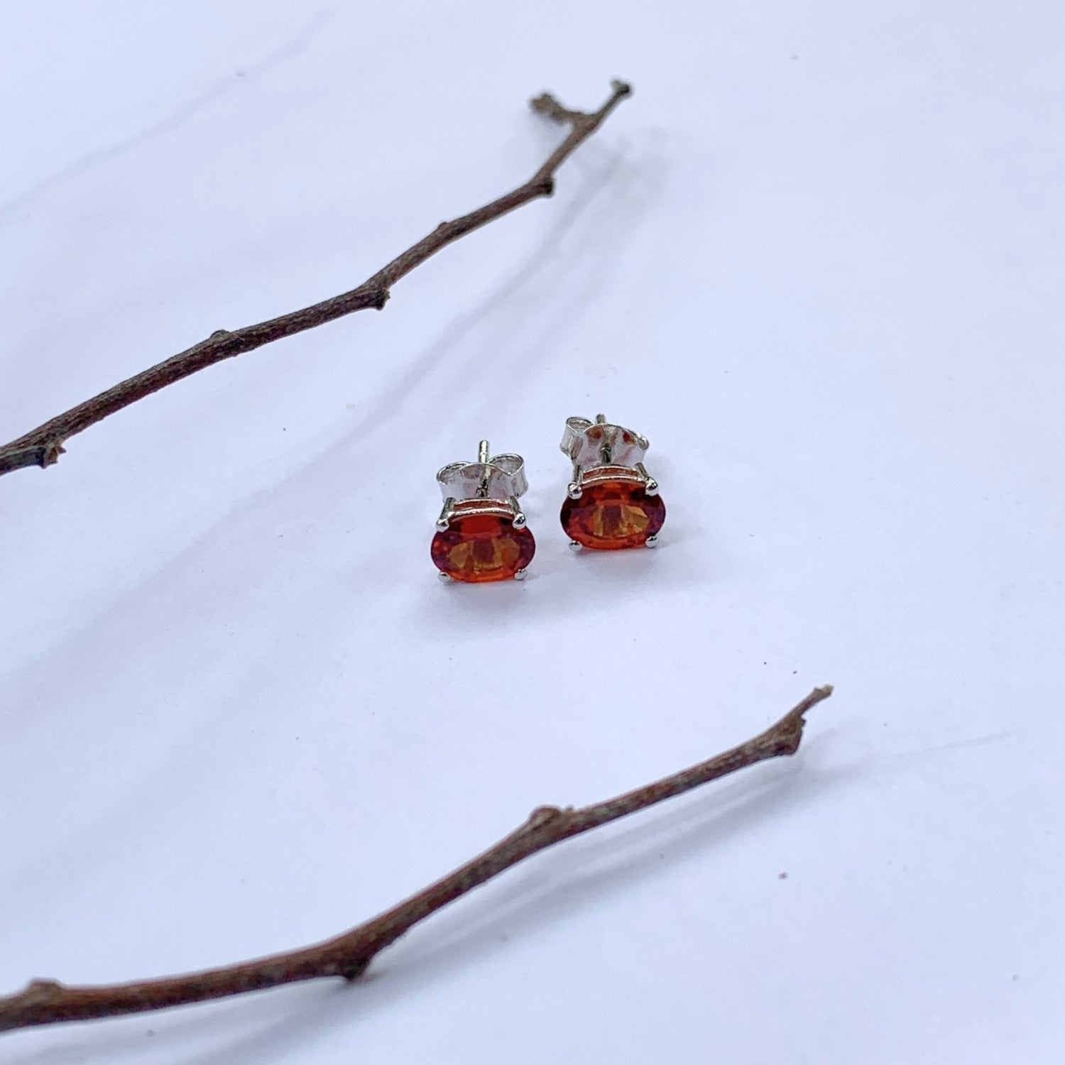 Rosella Gemstone Silver 925 Studs