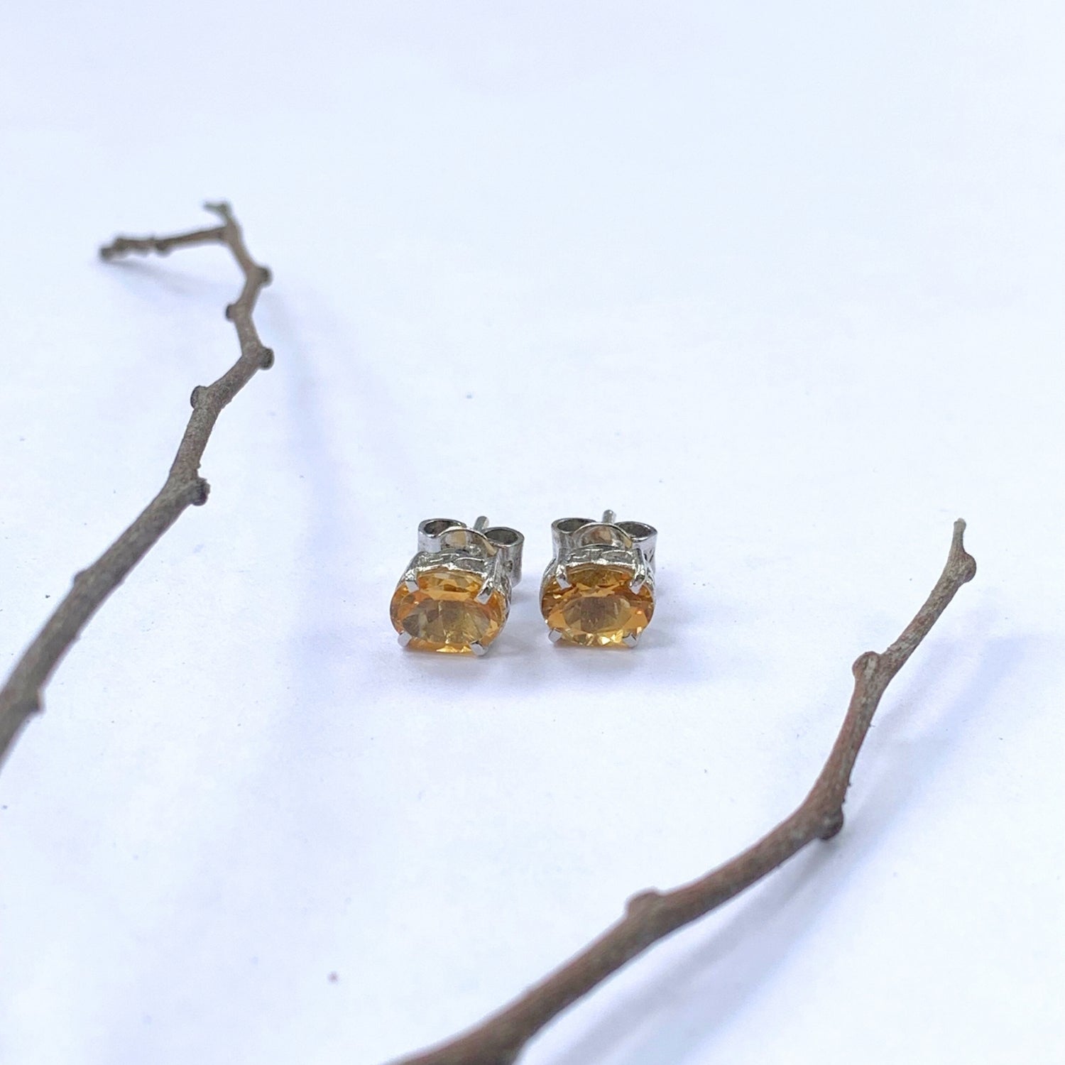 Rosella Gemstone Silver 925 Studs