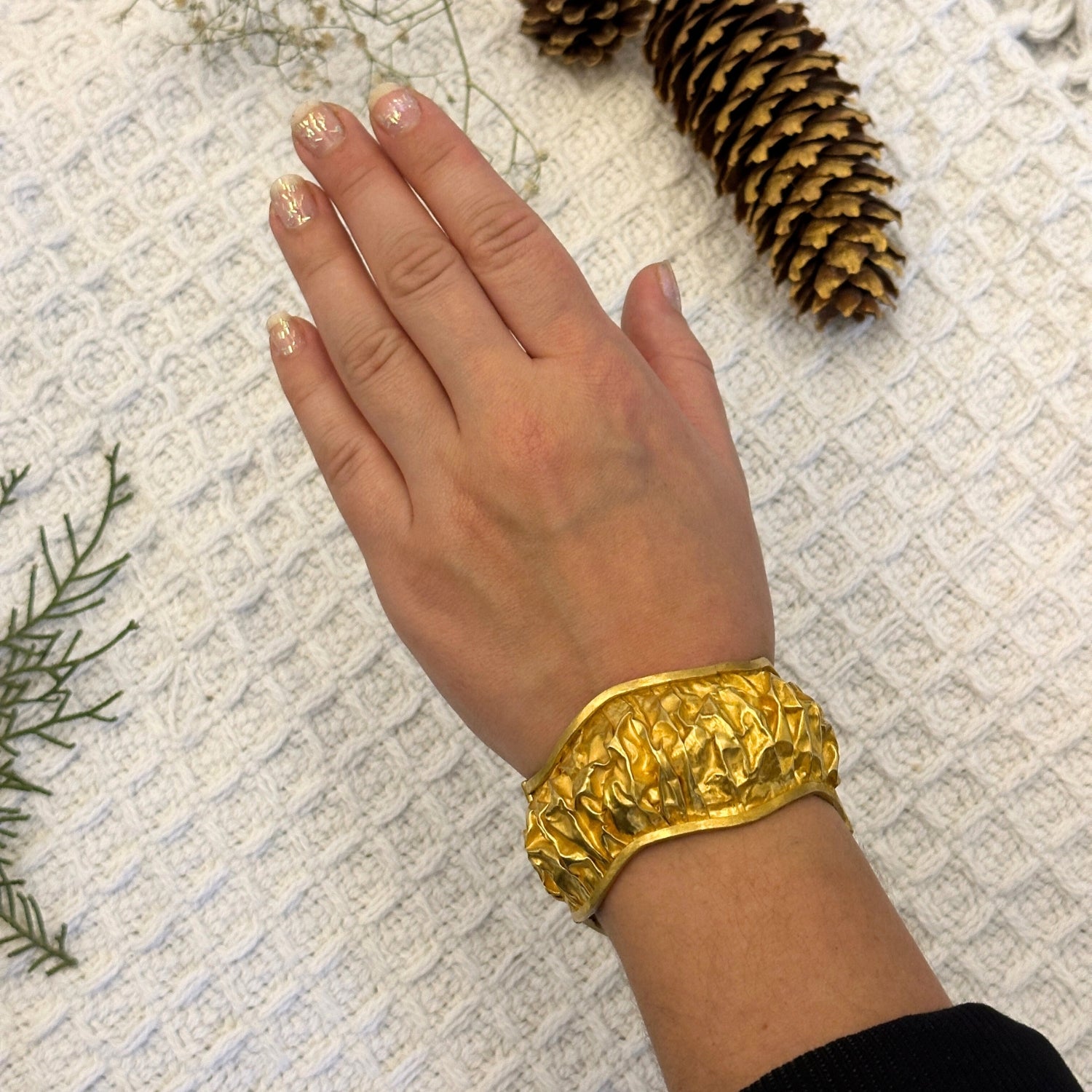 Golden Foil Bangle