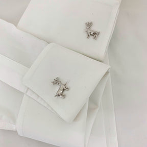 Deer Silver 925 Men Cufflinks