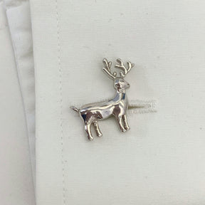 Deer Silver 925 Men Cufflinks