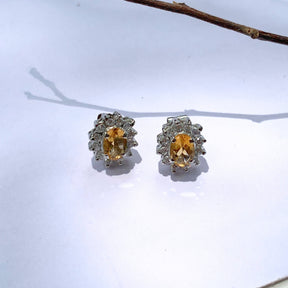 Amore Gemstone Zircon Silver 925 Studs