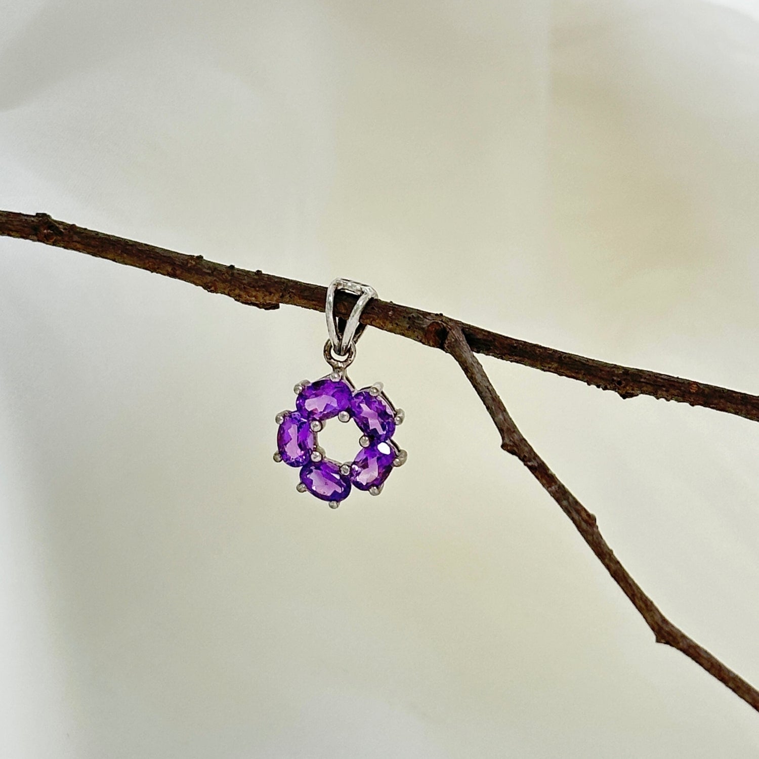 Bijou Amethyst Silver 925 Pendant