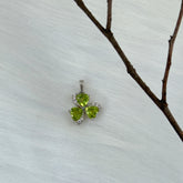 Hearty Peridot Silver 925 Pendant