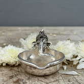 Ganesh Silver Diya