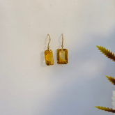 Citrine 18KT Gold Earrings