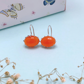 Triny Carnelian Silver 925 Earrings