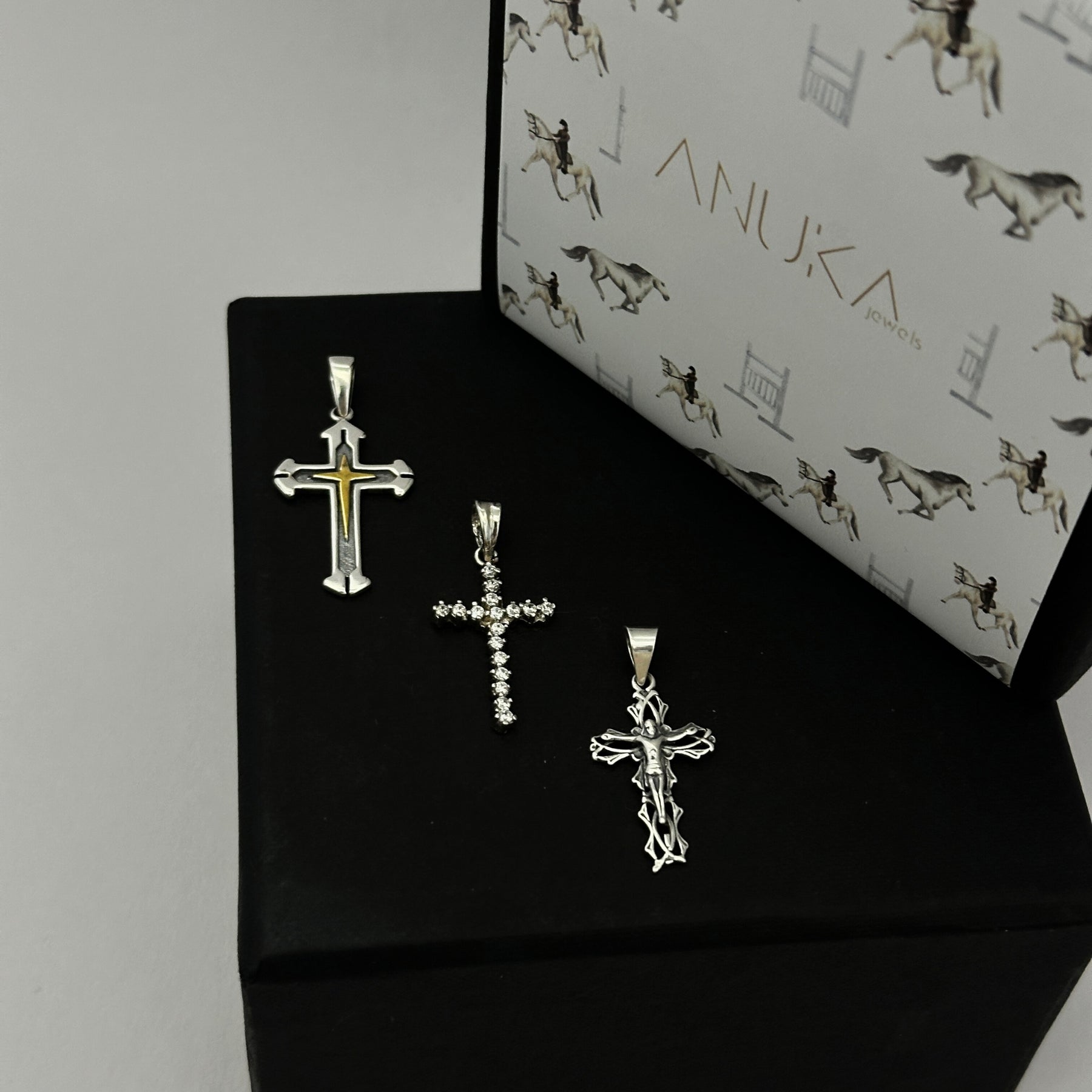 Filip Men's Silver 925 Cross Pendants