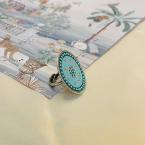 Gargi Enamel Silver 925 Ring