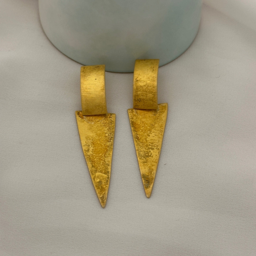 Alaska Gold Plated Silver 925 Earrings