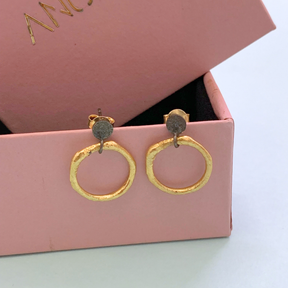 Niol 18K Gold Plated Silver 925 Earrings